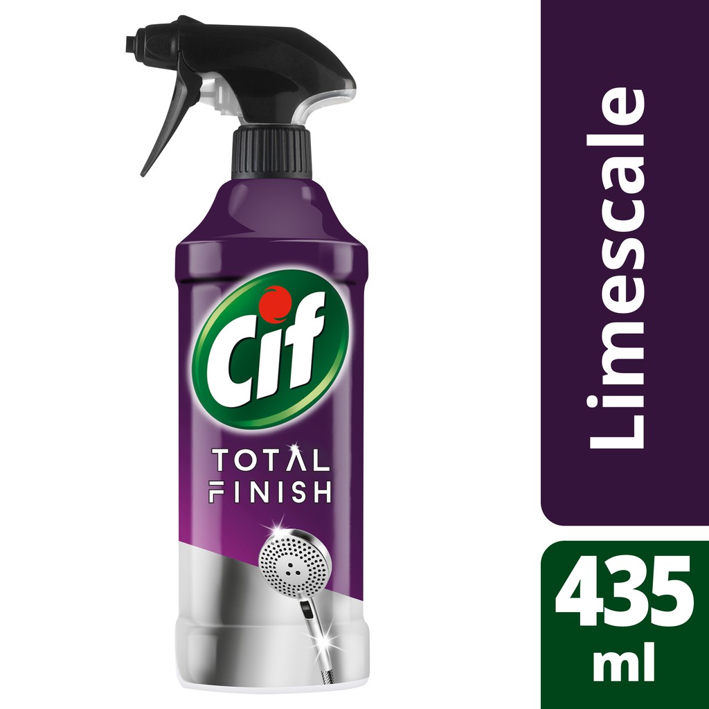 CIF TOTAL FINISH LIMESCALE REMOVAL SPRAY PEMBERSIH SPESIALIS ANTI KERAK KAPUR 435ML