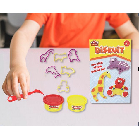 Fundoh 28152 Mini Box Biskuit Mainan Edukasi Cetakan Lilin