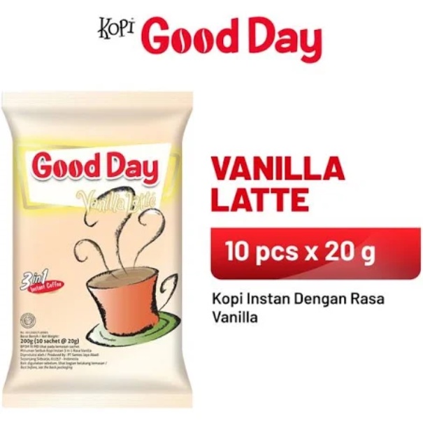 

Good Day Vanilla Latte 10Sx20G