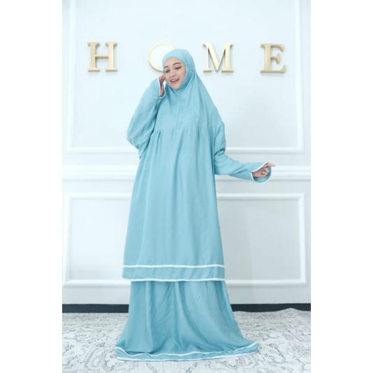 Mukena Dagu Tertutup Mukena Premium Khadijah | Mukena Rayon Premium ft