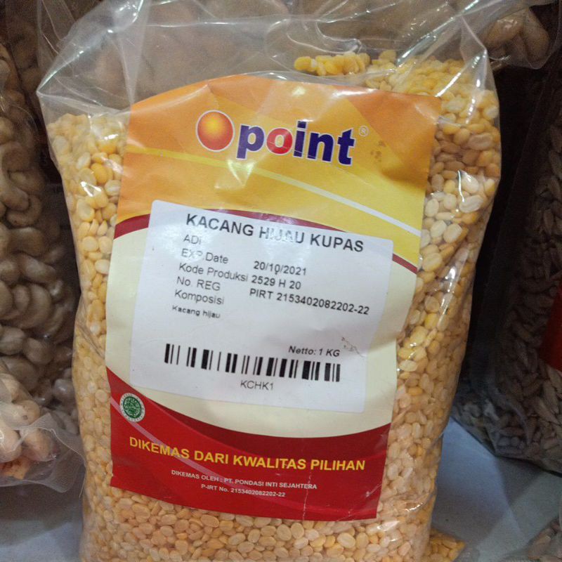 

Kacang Hijau Kupas 1 kg