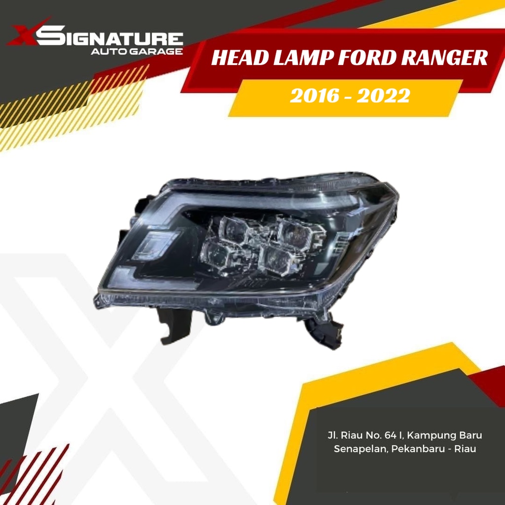 HEAD LAMP FORD RANGER MODEL CYBORG 4 EYES FULL LED PROJECTOR 16-22