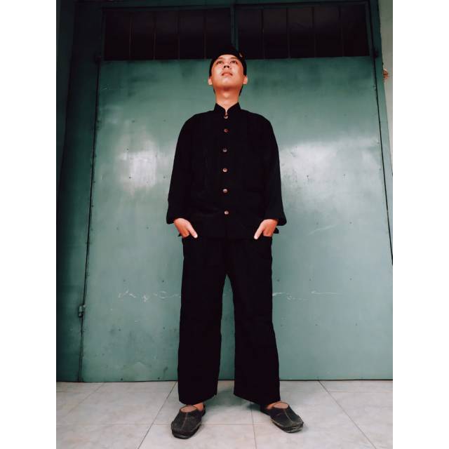 Baju pangsi Sunda pakaian laki laki jawabarat