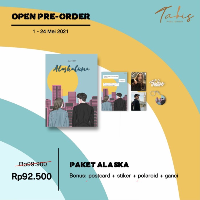 

HOT SALE!!! NOVEL ALASKALUNA (PAKET ALASKA) TERMURAH