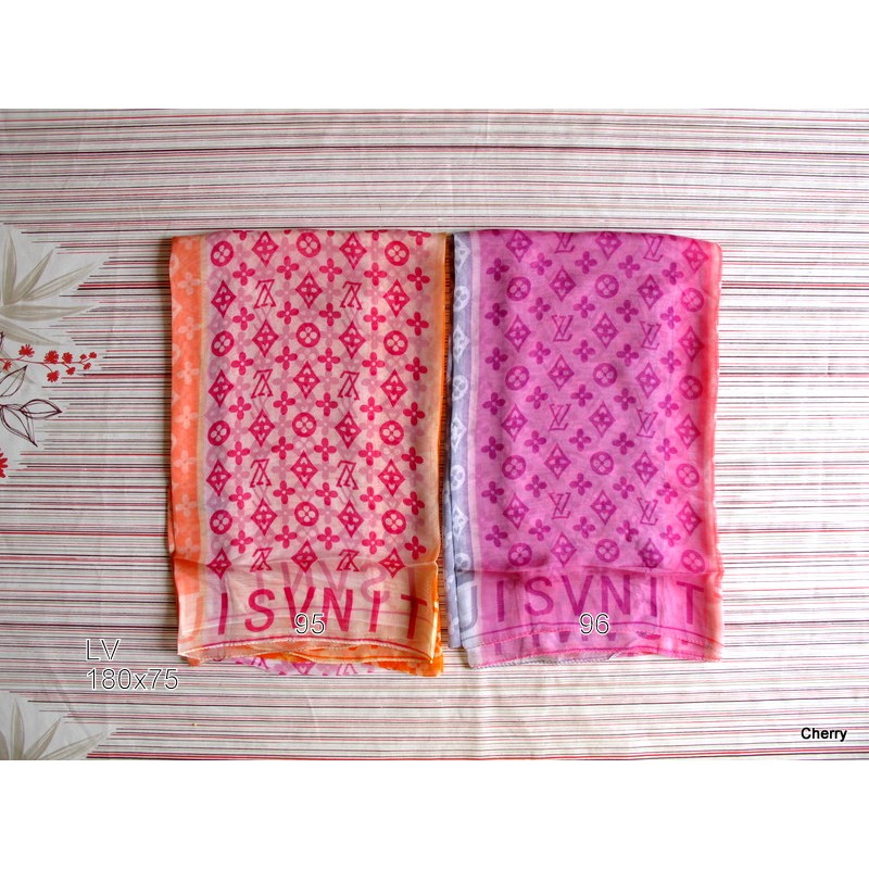 LV-95 Fashion Silk Scarf Pashmina Kerudung Silk