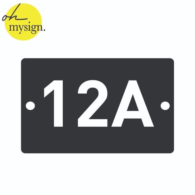 

NOMOR RUMAH 15x10CM ACRYLIC TIMBUL CAKEP