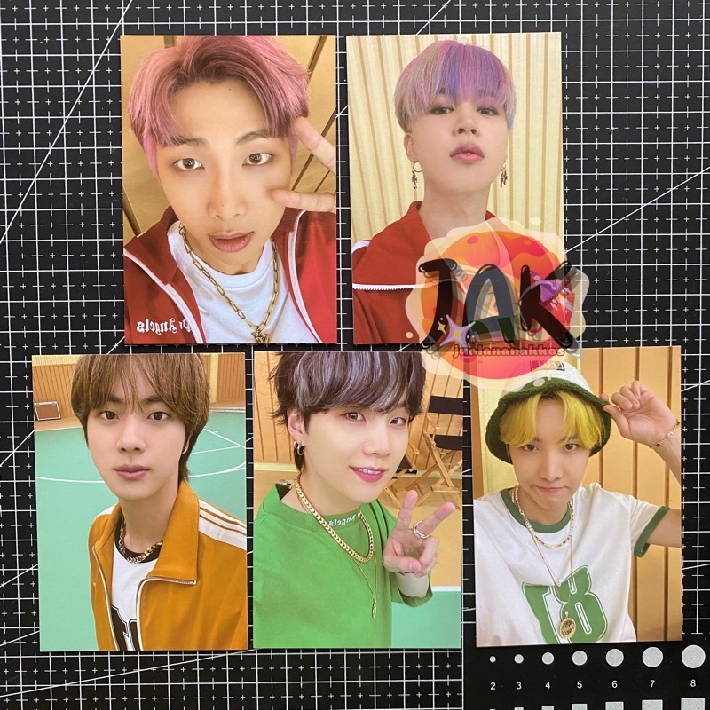 Ready - Photocard BTS Cardigan Butter Official Namjoon RM Jin Jimin Suga Yonggi Jhope