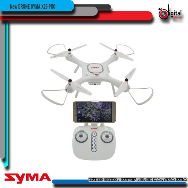 SYMA X25 PRO DRONE WIFI FPV DOUBLE GPS & FOLLOW ME - SYMA X25PRO