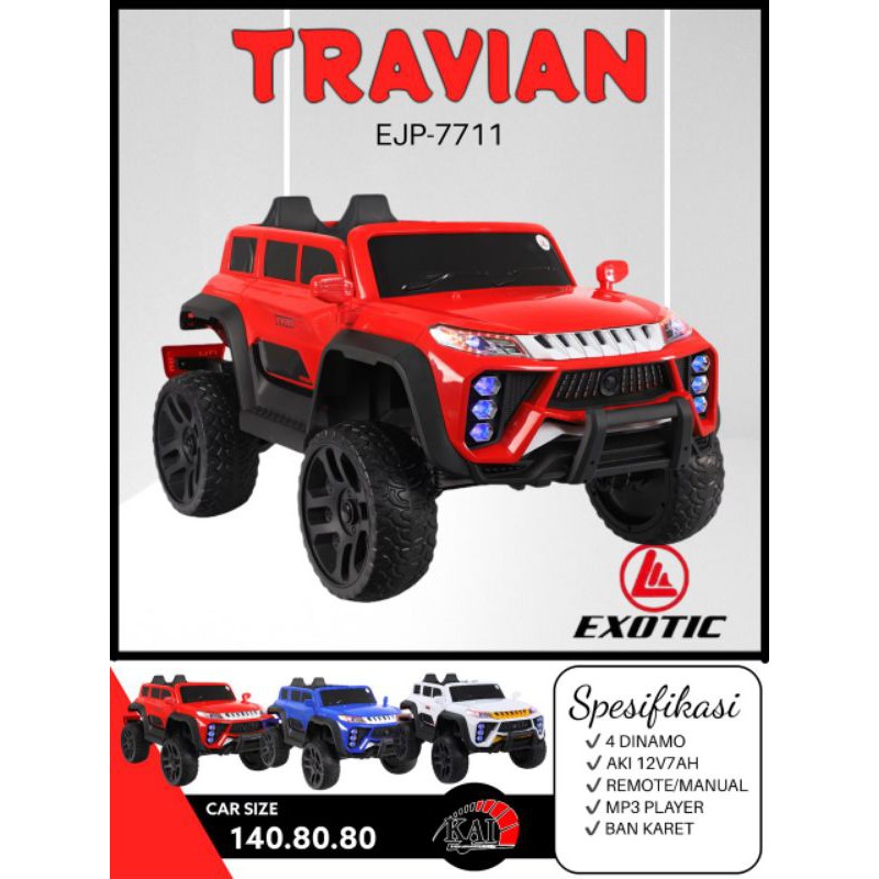 Mainan anak-anak mobil aki Travian EJP 7711
