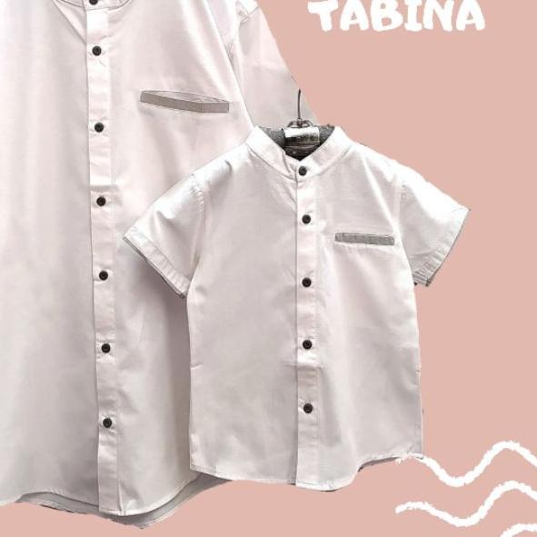 ○ KOKO KEMEJA PUTIH TABINA ORI / KOKO COUPLE AYAH ANAK / KOKO KEMKO PUTIH SETELAN ⅍