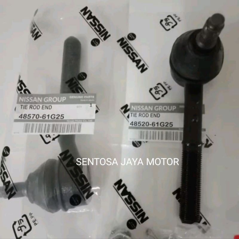 TIE ROD END TIEROD TIROD TEROD NISSAN TERRANO TERANO ORIGINAL 1SET KIRI KANAN 48570-61G25