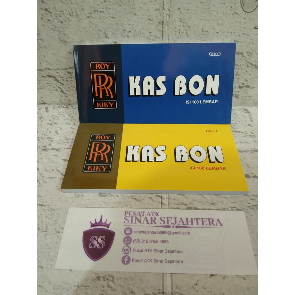 buku kasbon kiki 100 lembar
