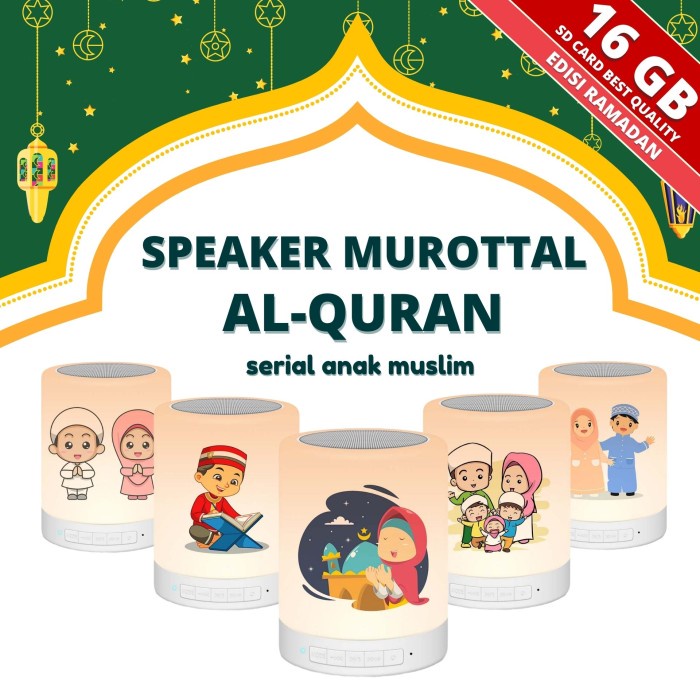 Speaker Murottal Alquran 30 Juz/Sepiker/Belajar/Mengaji/Anak/Muslim