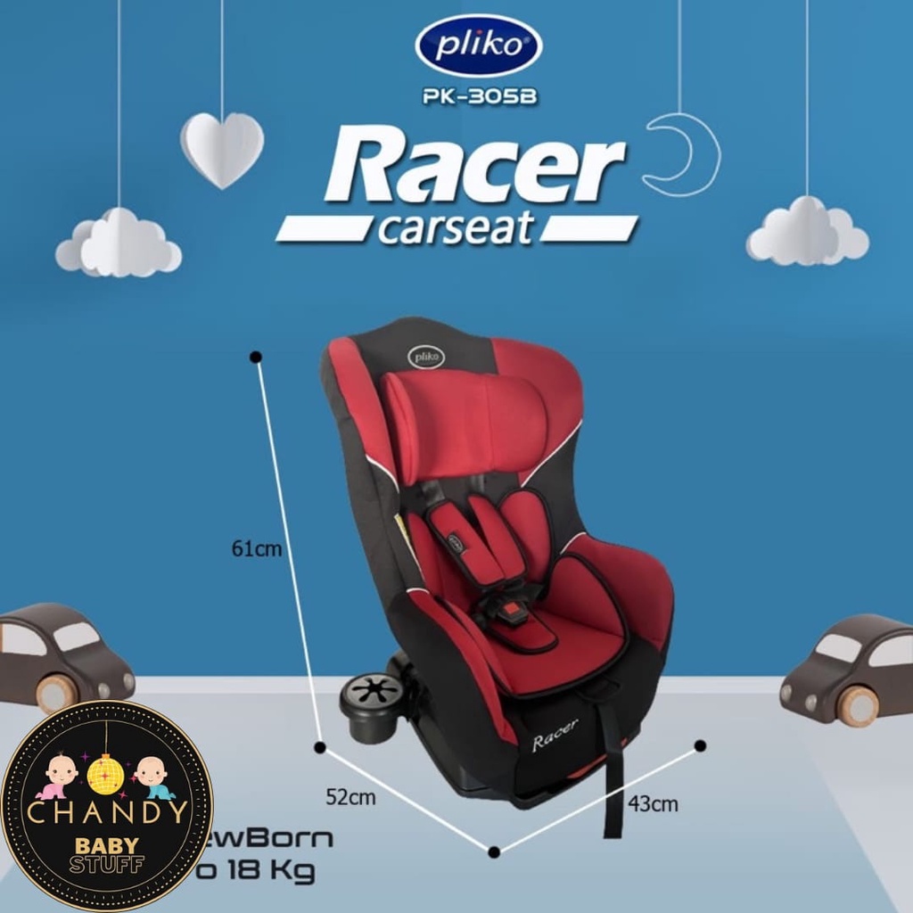 KURSI MOBIL BAYI CARRIER PK305B WHIT EXSTRA SEAT PAD AND CUP HOLDER