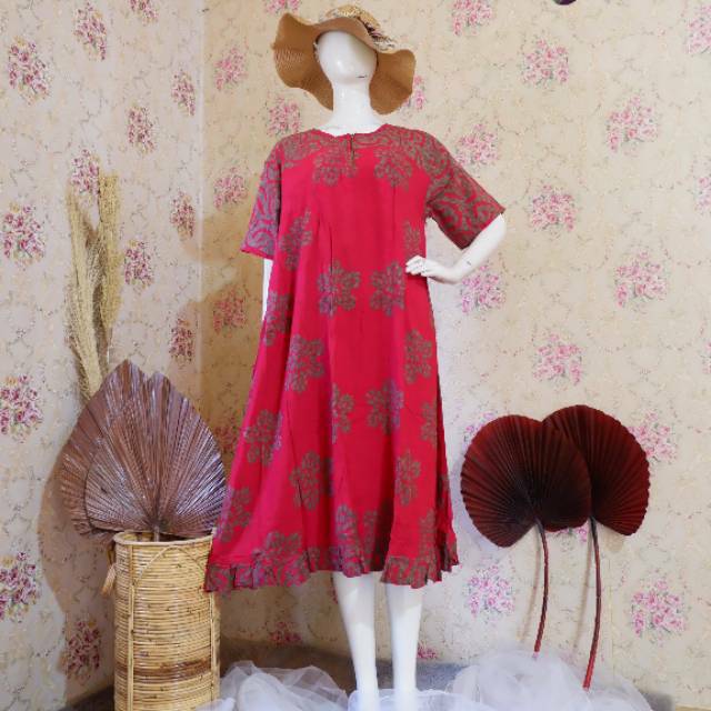 Daster Qonita Batik Daster Rosa Sleting