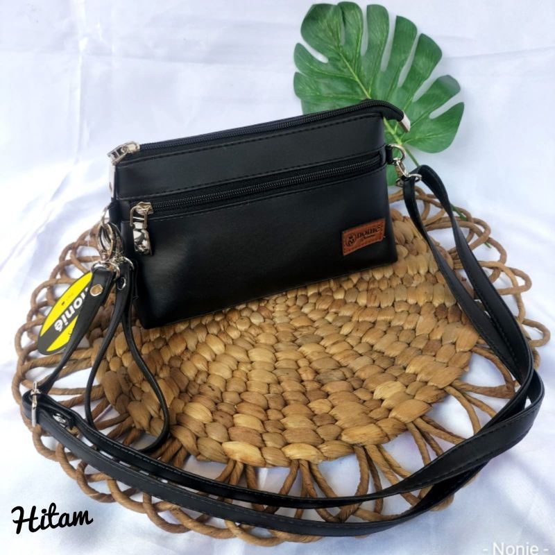 SLEMPANG OLIVIA BY NONIE TAS BAHAN COCOLY ATI AIR 100% REALPICT TAS-WANITA SLINGBAG