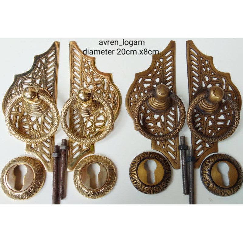 HANDLE PINTU+LUBANG KUNCI ANTIK