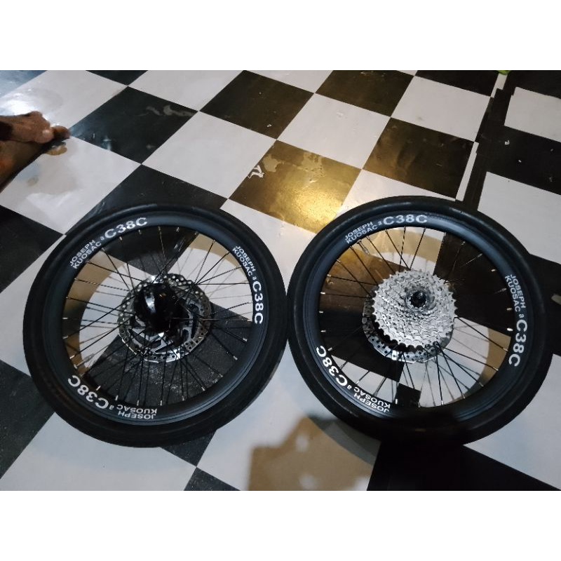 stiker decal velg sepeda lipat 16