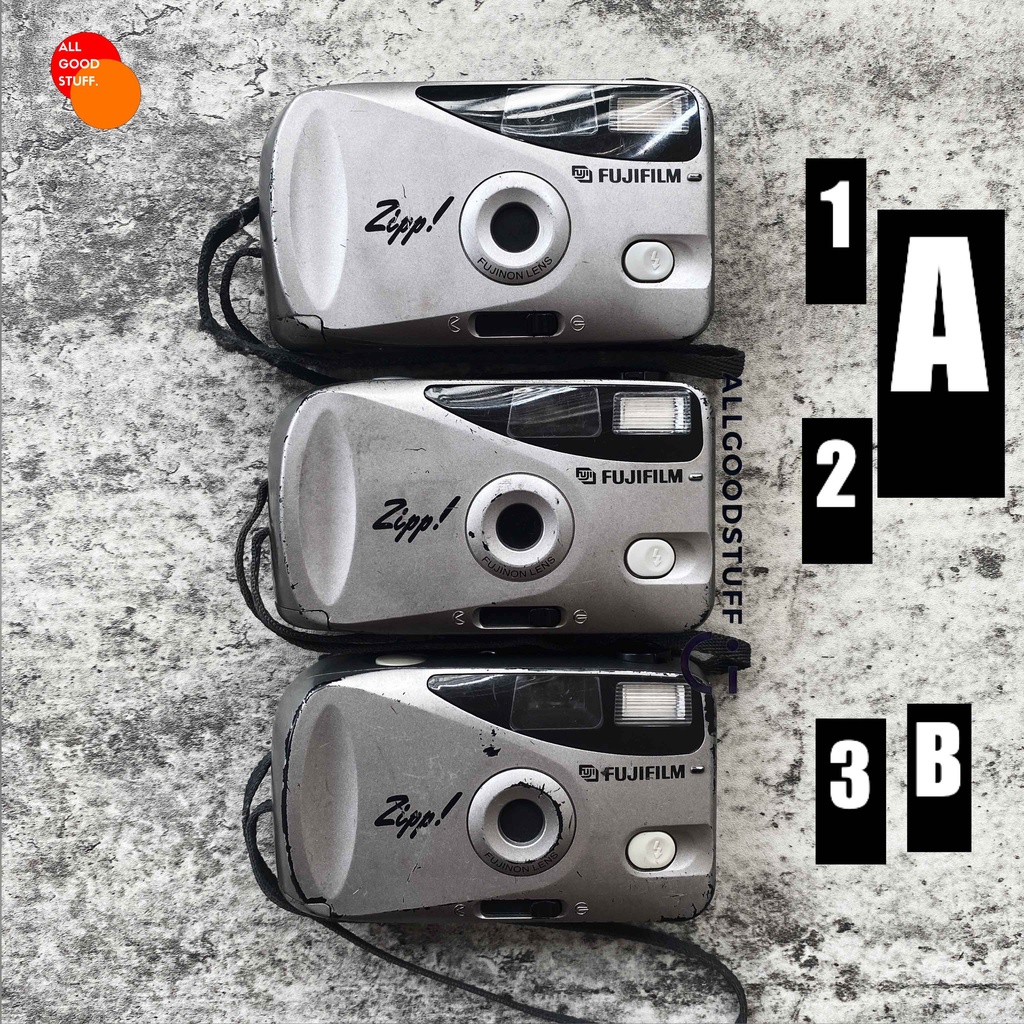 KAMERA ANALOG - FUJI ZIPP / FUJI FLEZZ / NOVACAM I / FUJI STARR / FUJI COMETA / FUJI MDL 9 / FUJICA M1 KAMERA ANALOG SAKU REUSABLE MURAH 35M MULUS ROLL FILM-FUJI ZIPP