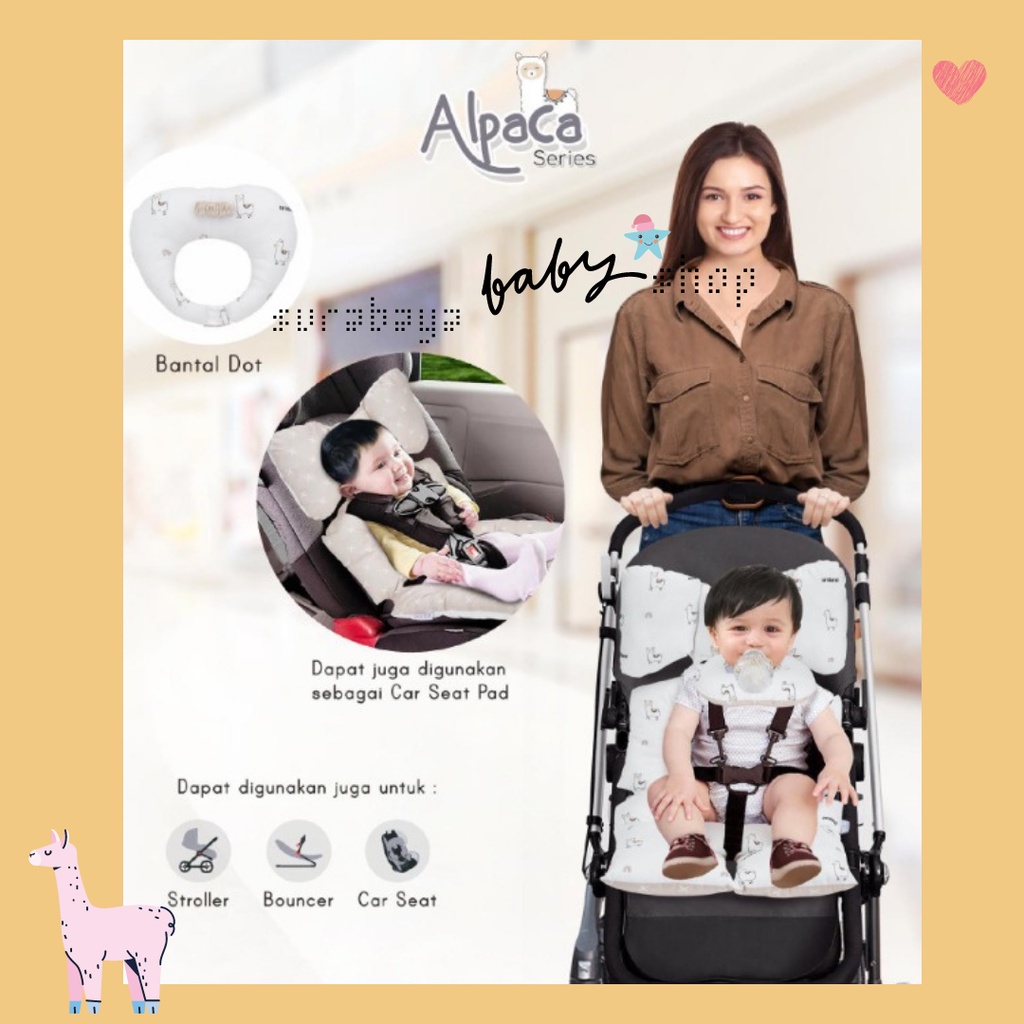 OMILAND  ALAS STROLLER + BANTAL DOT ALPACA SERIES OB442 / FOX OA0105
