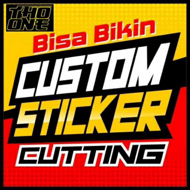 

sticker cutting custom