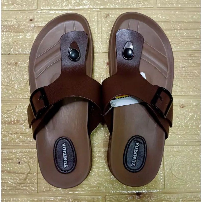 SANDAL PRIA JEPIT PRIA YUMEIDA  / SANDAL PRIA TERBARU BAHAN 100 % KARET/SANDAL JEPIT YUMEIDA