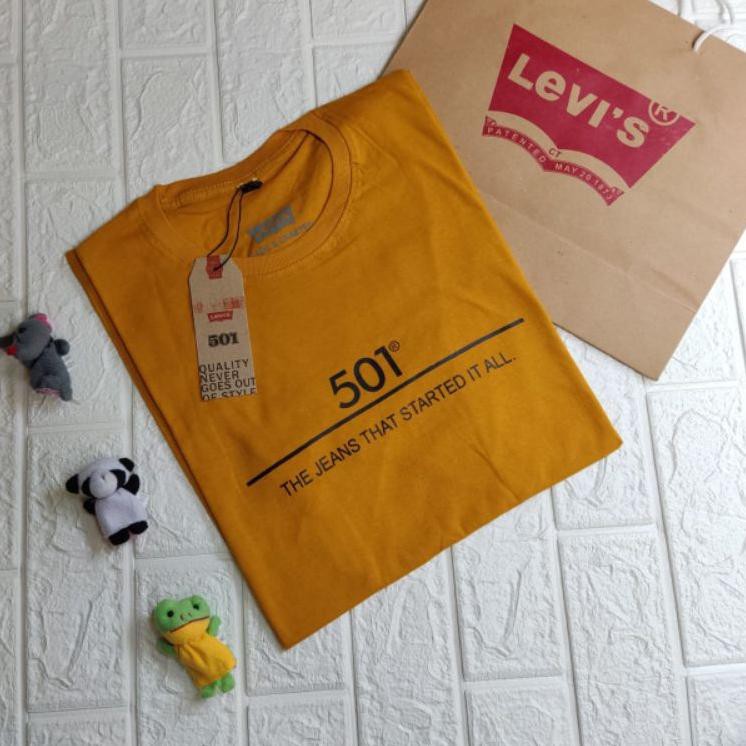Kaos Pria Casual Levis Lengan Pendek