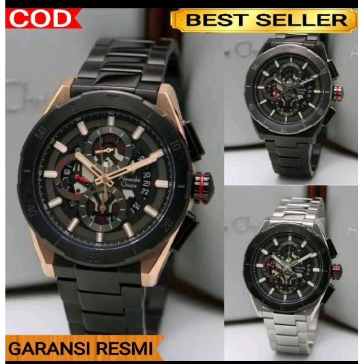 JAM TANGAN PRIA ALEXANDRE CHRISTIE AC 6560 ORIGINAL GARANSI 1 TAHUN