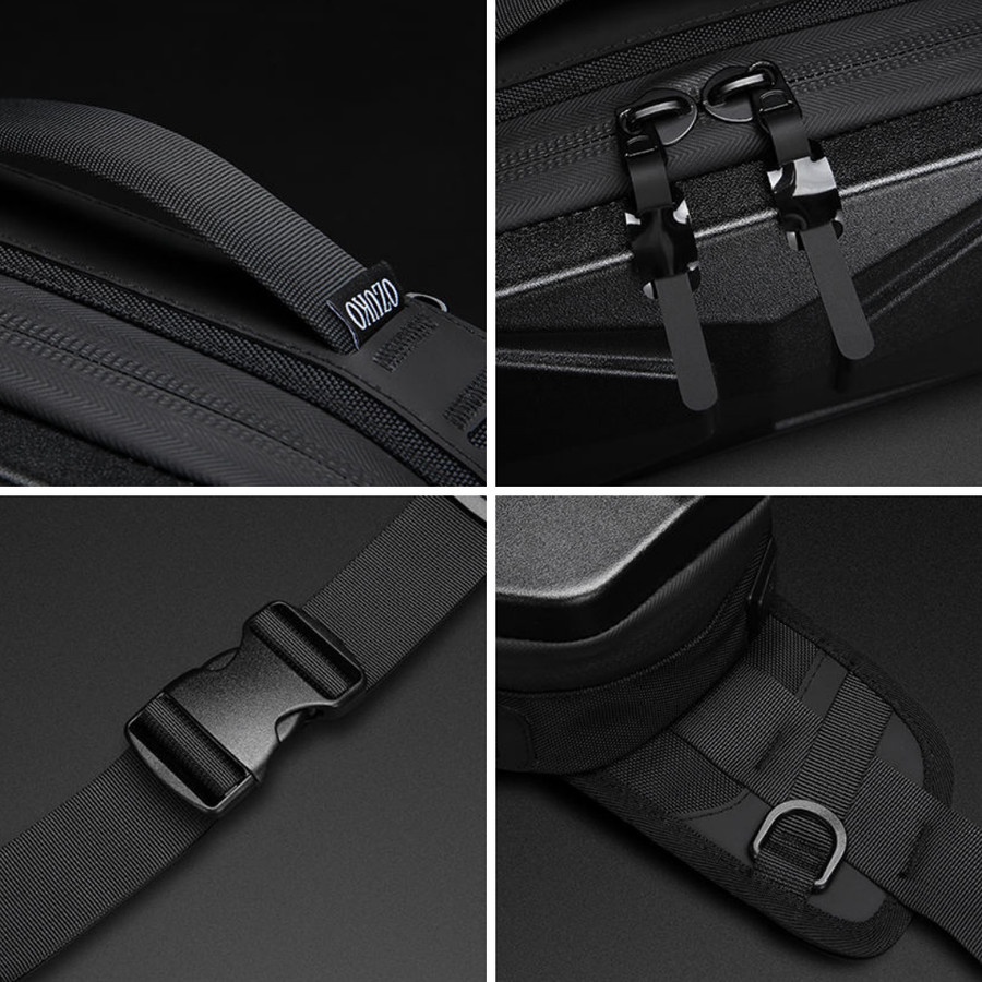 new ozuko waistbag #9500 - tas slempang pria