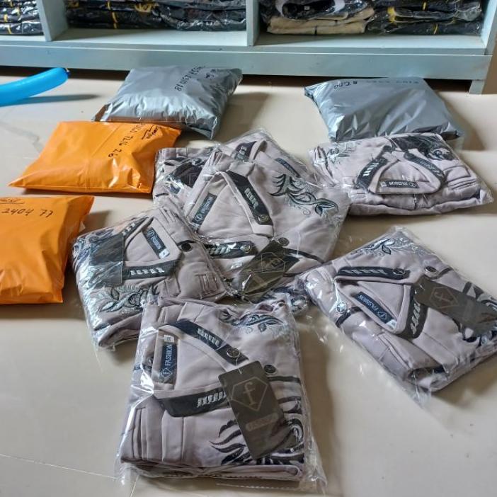 ●●● JASKO DEWASA ANAK - Baju muslim jas koko pria ABU SILVER ASAP Original Hightwist Bisa Couple sar