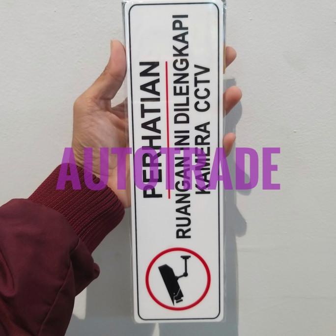 

KRIS SIGN STICKER ANODIZED AKRILIK STIKER RUANGAN DILENGKAPI CCTV