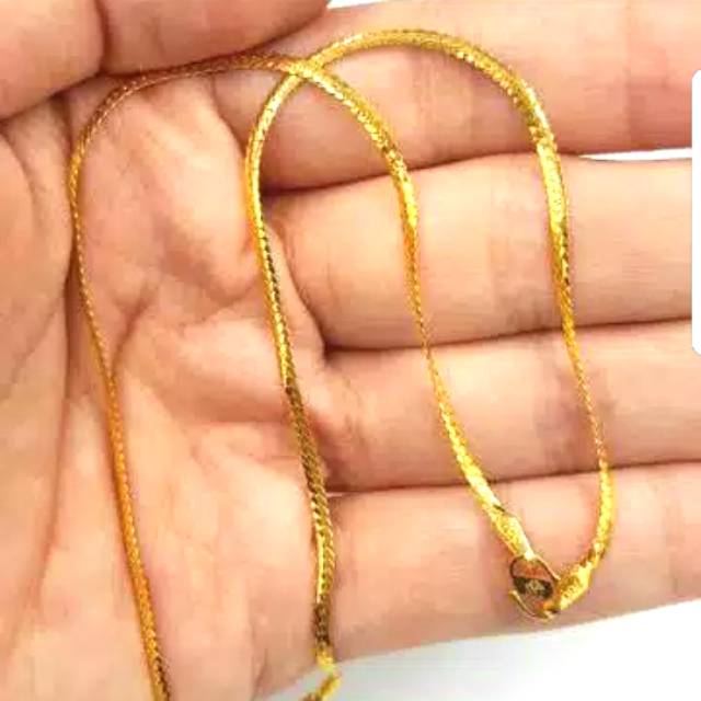 Kalung Ceme Anak Emas asli model tali halus
Kadar 700