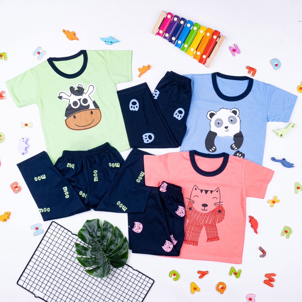 IL - SETELAN / SET BAJU ANAK COWOK / UNISEX CP 1-8 TAHUN &quot;SIMPLE ART EDITION&quot;