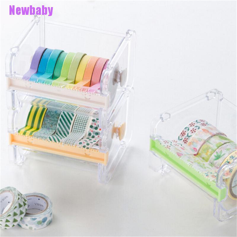 (Newbaby) Dispenser Selotip / Washi Tape Untuk Meja