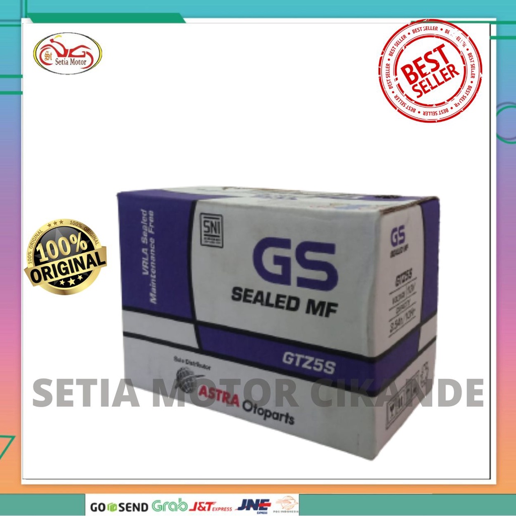 Jual Aki GS GTZ-5S GS ASTRA | Shopee Indonesia