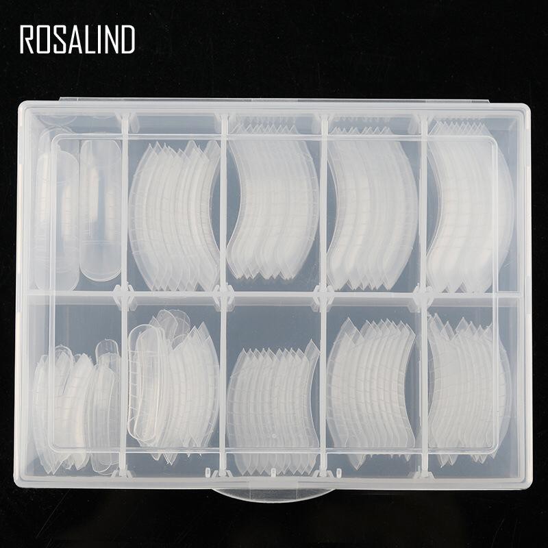 ~AB~ ROSALIND Poly Gel False Nails untuk Nail Art Transparent Extension Builder