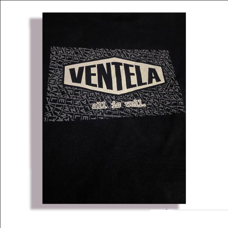 T-shirt kaos Ventela x evil all is well papa gading