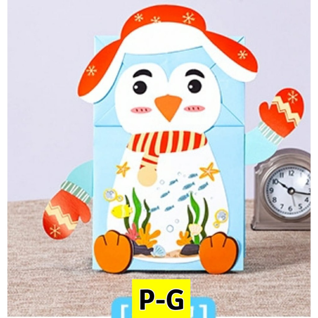 

prakarya kantong kertas karakter