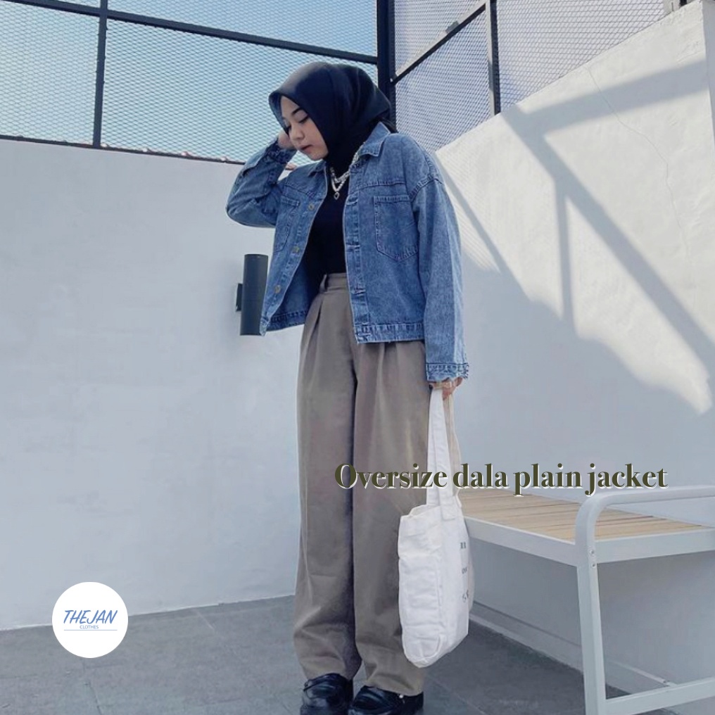 (ORIGINAL) Oversize dala jacket jeans wanita by Genijeans