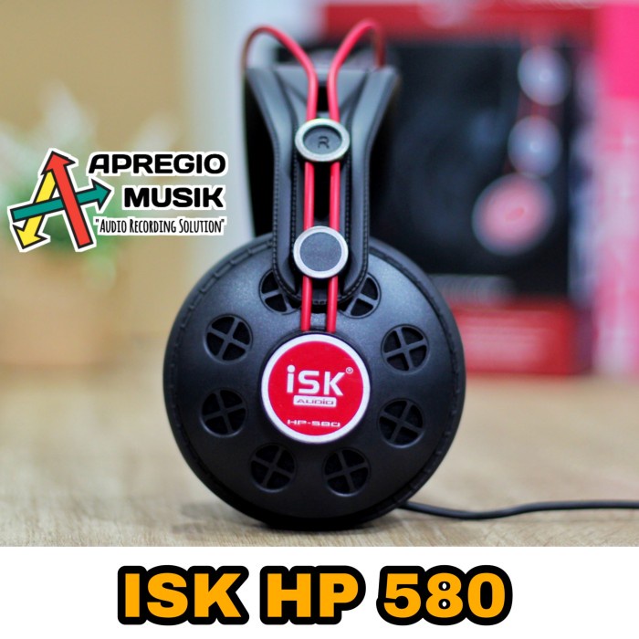 headphone flat monitoring isk hp580 hp 580