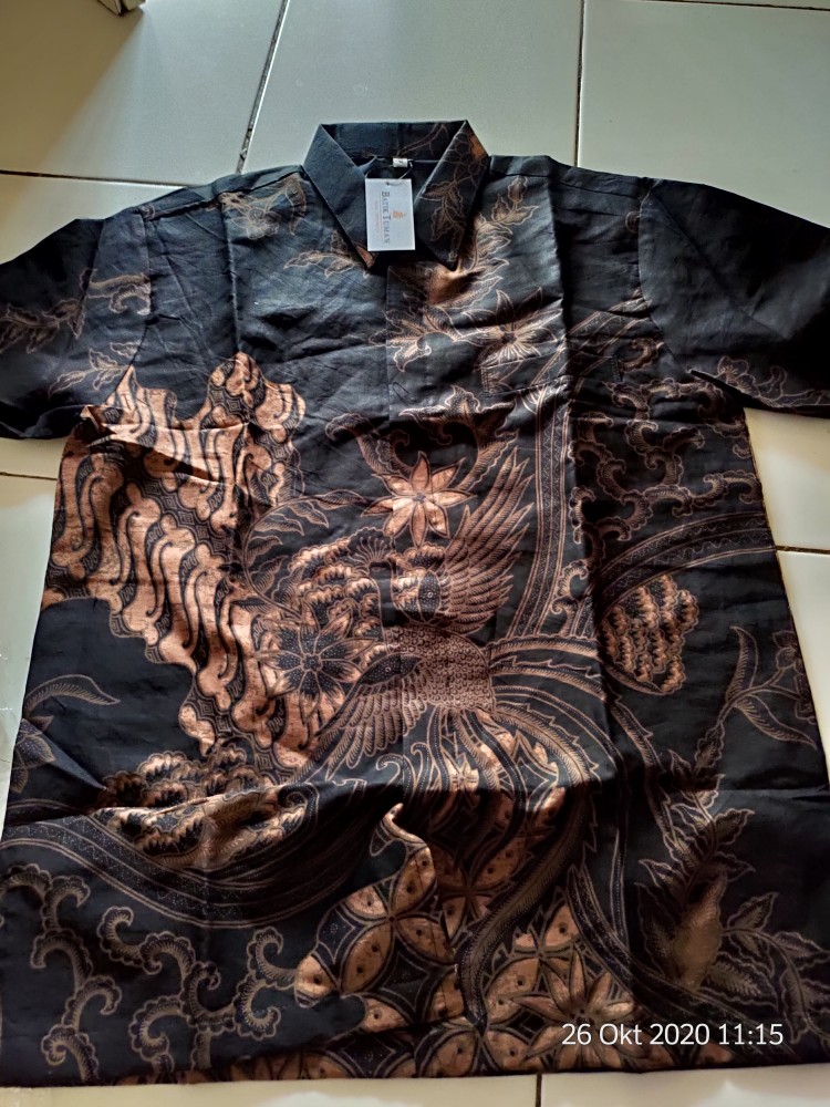 Gandabayu Kemeja Batik Pria Lapis Furing Katun Primisima Batik Solo Kemeja Pria Lengan Pendek