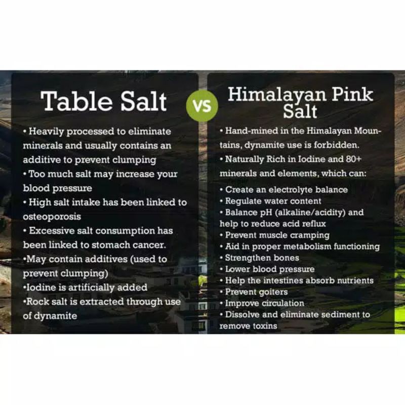 

Garam Himalaya ORI UNTUK DIET DEFISIT KALORI 100 gram