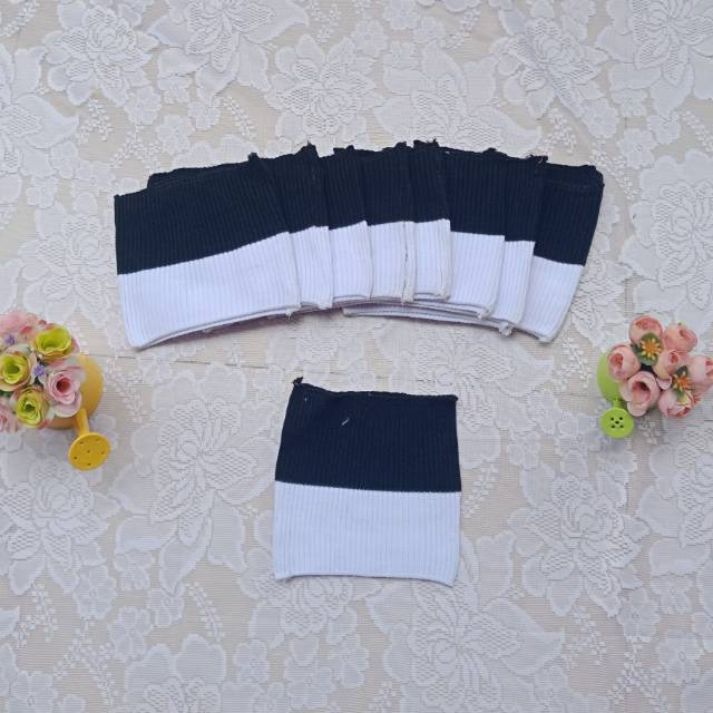Ciput bandana hitam putih