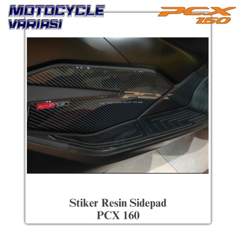 Stiker PCX 160 Stiker Sidepad PCX 160 Resin Premium