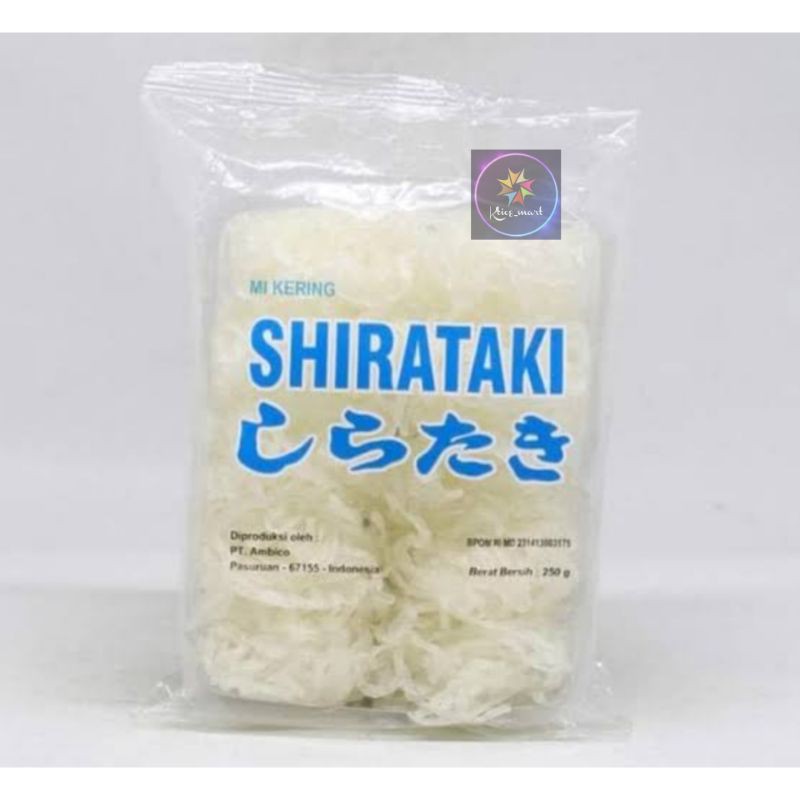 

SHIRATAKI DRIED NOODLE LOW CARBO 250GR/mie kering/mie Import