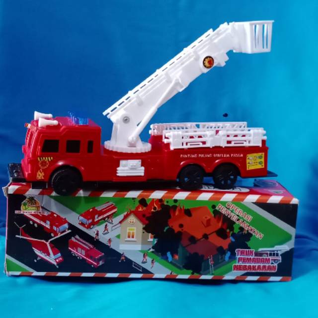 Mainan mobil Truk pemadam kebakaran mobilan truk pemadam kebakaran