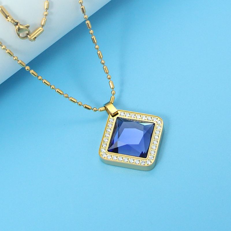 Kalung Quantum Kesehatan | Pendant Health Garansi Asli Model Terbaru bisa bayar di tempat liontin kotak tebal biru