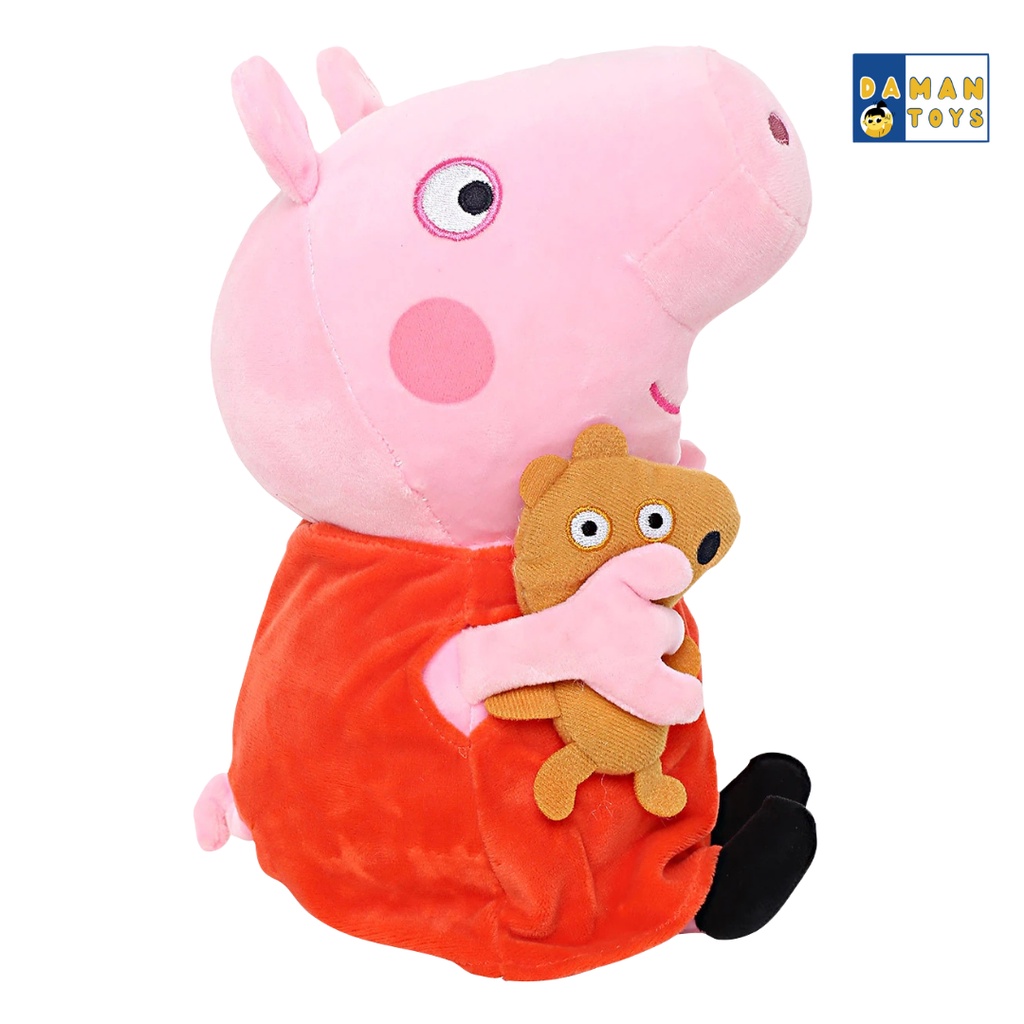 Mainan Anak Boneka Besar Peppa Dan George Pig Hadiah Ulang Tahun Anak