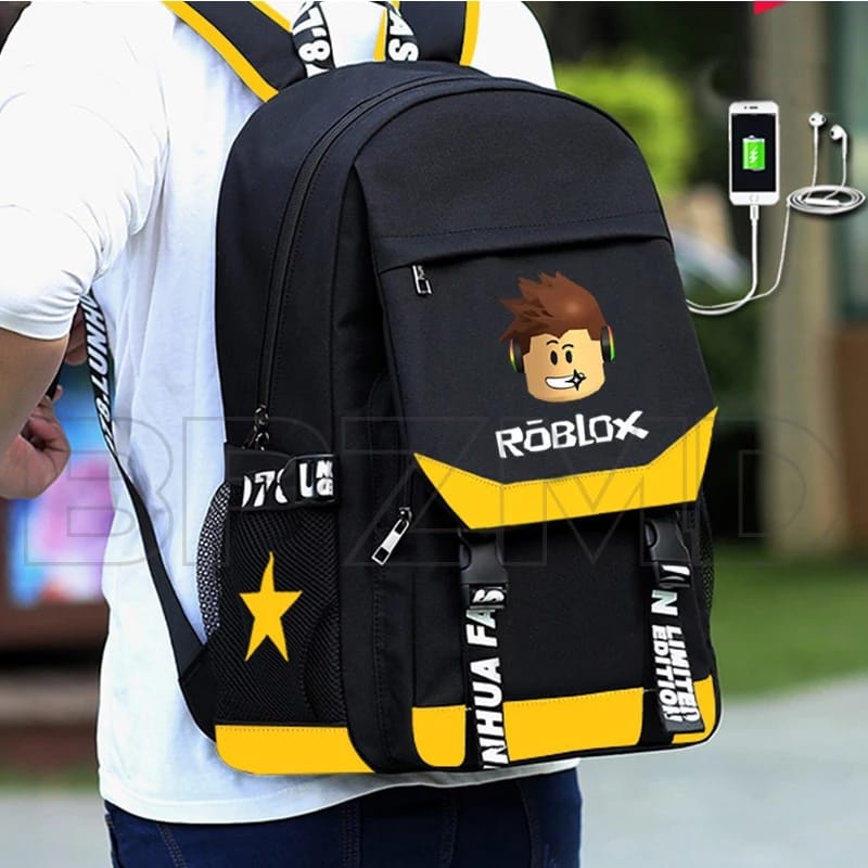 BATOSAI ROBLOX - TAS RANSEL ANAK PEREMPUAN / LAKI-LAKI MOTIF ROBLOX NEW / TAS RANSEL ANAK / TAS RANSEL MURAH