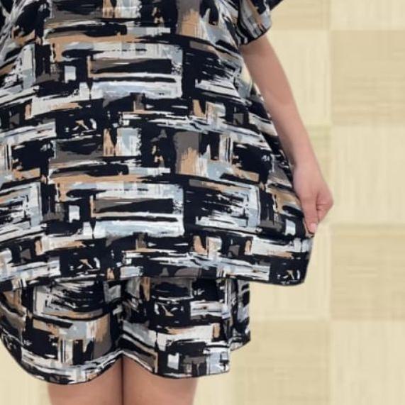 ♨ Baju setelan celana wanita jumbo / Baju setelan wanita jumbo big size xxxxl ➦